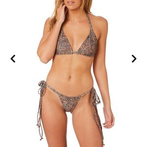 Stone Fox Swim Nude Animale Bikini